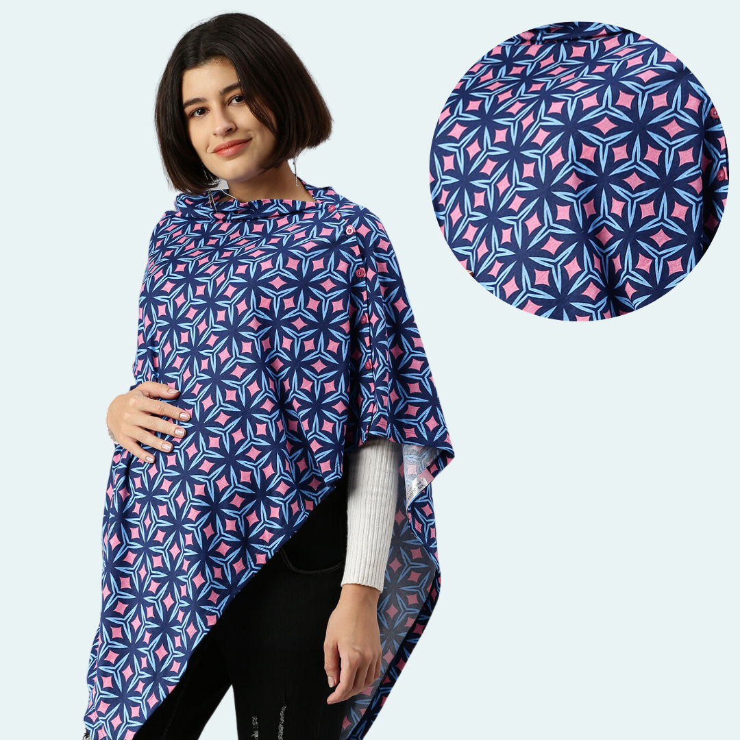 Navy Blue Nursing Cover