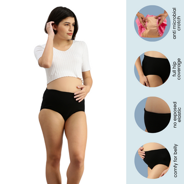 Pack Of 3 Maternity Hygiene Panty (Prevents Urinary Tract Infection)