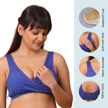 Pack Of 3 LeakProof Sleep Nursing Bras