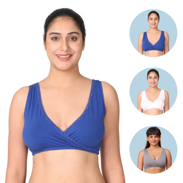 Pack Of 3 Sleep Nursing Bras