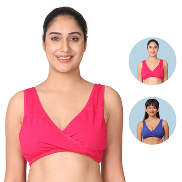 Pack Of 2 LeakProof Sleep Nursing Bras
