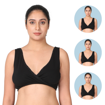 Pack Of 3 Sleep Nursing Bras