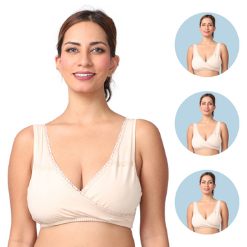 Pack Of 3 LeakProof Sleep Nursing Bras
