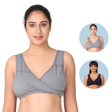 Pack Of 2 LeakProof Sleep Nursing Bras