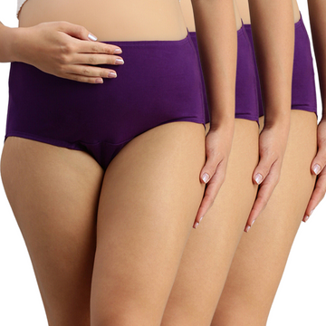 Pregnancy Panty | High Waist | Full Back Coverage | Pack of 3