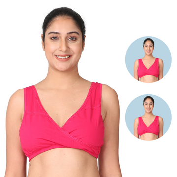 Pack Of 2 LeakProof Sleep Nursing Bras