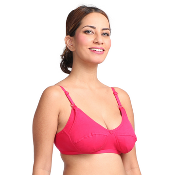 LeakProof Nursing Bra | Drop Cup | Skin Friendly & Non Plastic | Prevents Show Of Milk Stain