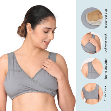 Pack Of 2 LeakProof Sleep Nursing Bras